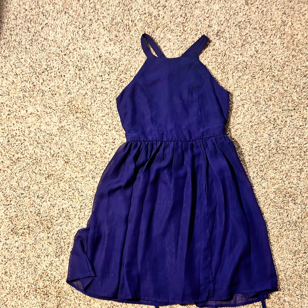 Blue dress